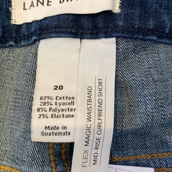Lane Bryant Girlfriend Short Mid-Rise Denim Jean Shorts NWT Sz 20 Flex - Picture 8 of 15